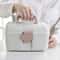 Double Layer Portable Medicine Box with Sealed Divided Storage & Childproof Safety Buckle