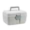 Double Layer Portable Medicine Box with Sealed Divided Storage & Childproof Safety Buckle