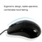 USB Wired Optical Mouse with Adjustable Button USB/PS2 Computer Mouse for Home & Office Use