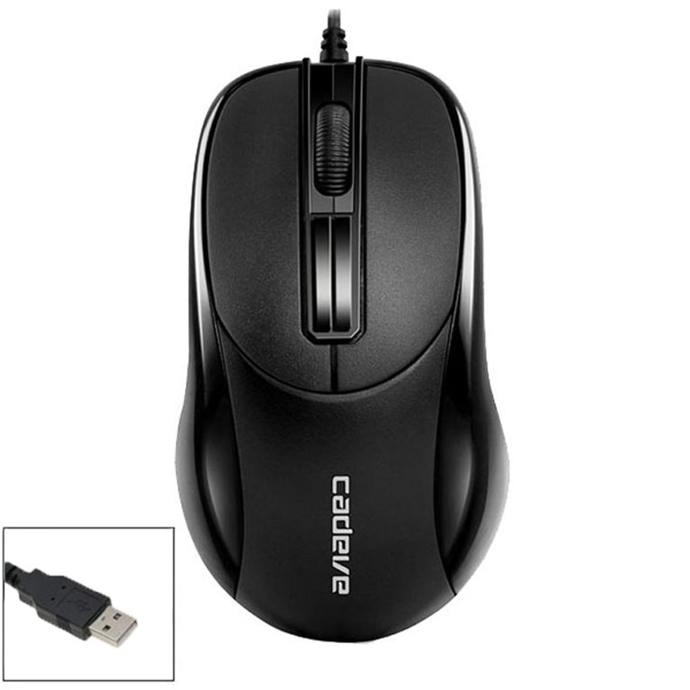USB Wired Optical Mouse with Adjustable Button USB/PS2 Computer Mouse for Home & Office Use