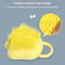 Silicone Cat Claw Bath Brush with Shampoo Dispenser Massage Shower Scrubber