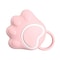 Silicone Cat Claw Bath Brush with Shampoo Dispenser Massage Shower Scrubber