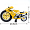 Creative Motorcycle Alarm Clock Desk Clock Model Decorative Shelf Gift 1