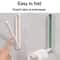 Balcony No Punch Foldable Clothes Hanger Rack Wall Mounted Adhesive Space Saving Organizer