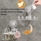 Multifunctional Suction Cup Hook Storage Rack Traceless Adhesive Wall Hook Organizer