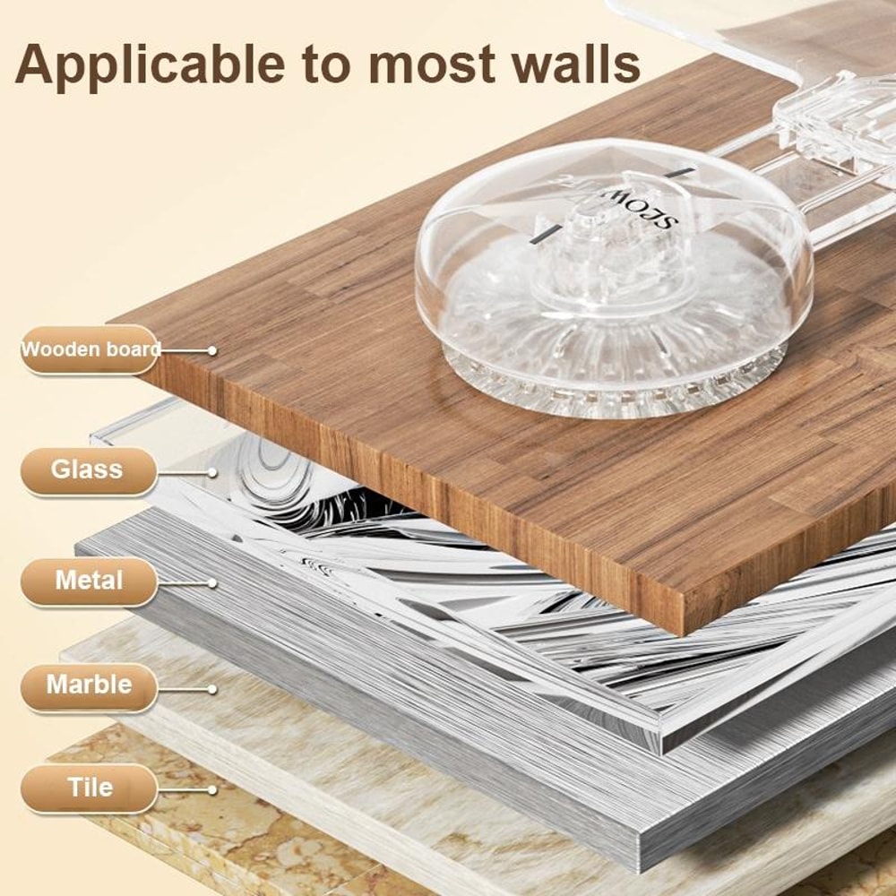 Multifunctional Suction Cup Hook Storage Rack Traceless Adhesive Wall Hook Organizer
