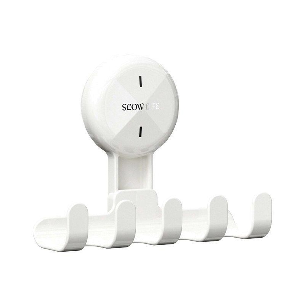 Multifunctional Suction Cup Hook Storage Rack Traceless Adhesive Wall Hook Organizer