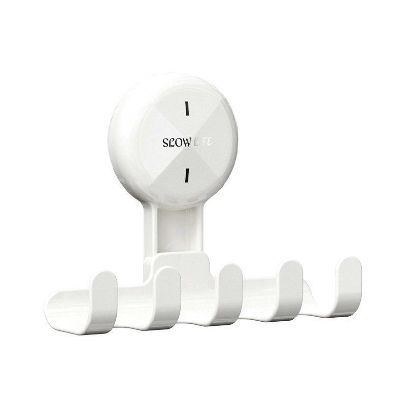 Multifunctional Suction Cup Hook Storage Rack Traceless Adhesive Wall Hook Organizer