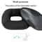 Multifunctional Motorcycle Helmet Stand with Helmet Support Pads Ventilation Storage Base (Black)