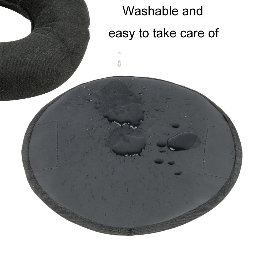 Multifunctional Motorcycle Helmet Stand with Helmet Support Pads Ventilation Storage Base (Black)