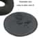 Multifunctional Motorcycle Helmet Stand with Helmet Support Pads Ventilation Storage Base (Black)