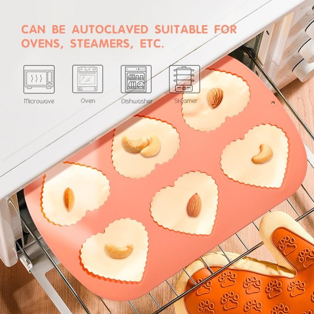 Silicone Cake Mold Jelly Cake Mold, Mousse Baking Tray for Heart & Butterfly Desserts