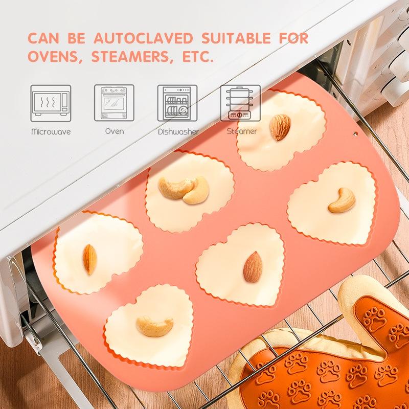 Silicone Cake Mold Jelly Cake Mold, Mousse Baking Tray for Heart & Butterfly Desserts