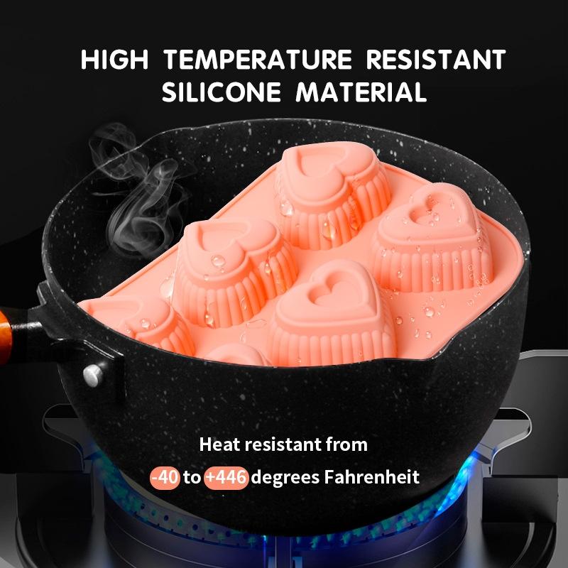 Silicone Cake Mold Jelly Cake Mold, Mousse Baking Tray for Heart & Butterfly Desserts