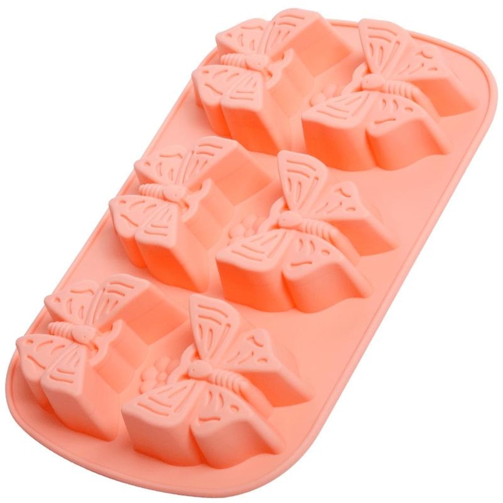 Silicone Cake Mold Jelly Cake Mold, Mousse Baking Tray for Heart & Butterfly Desserts