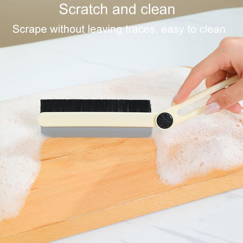 Multi Purpose Crevice Cleaning Brush Long Handled Groove Cleaner for Bathroom and Tight Spaces