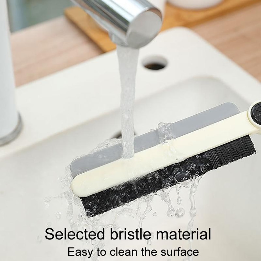 Multi Purpose Crevice Cleaning Brush Long Handled Groove Cleaner for Bathroom and Tight Spaces