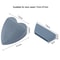 Windproof Adhesive Door Stopper Storage Box Silent Anti Collision PVC Door Holder Pink