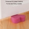 Windproof Adhesive Door Stopper Storage Box Silent Anti Collision PVC Door Holder Pink