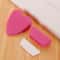 Windproof Adhesive Door Stopper Storage Box Silent Anti Collision PVC Door Holder Pink