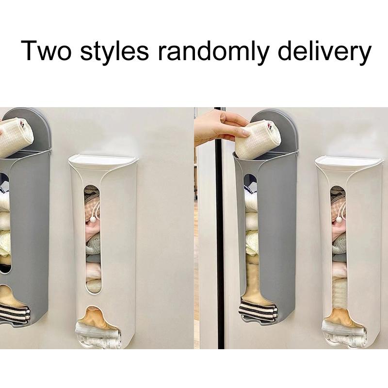 Wall Mounted Underwear Organizer & Sock Storage Box, No Drill Panty Organizer Space Saving Rack