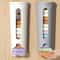 Wall Mounted Underwear Organizer & Sock Storage Box, No Drill Panty Organizer Space Saving Rack
