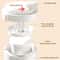 Manual Ice Crusher Ice Shaver Hand Crank Ice Blender for Household Use White