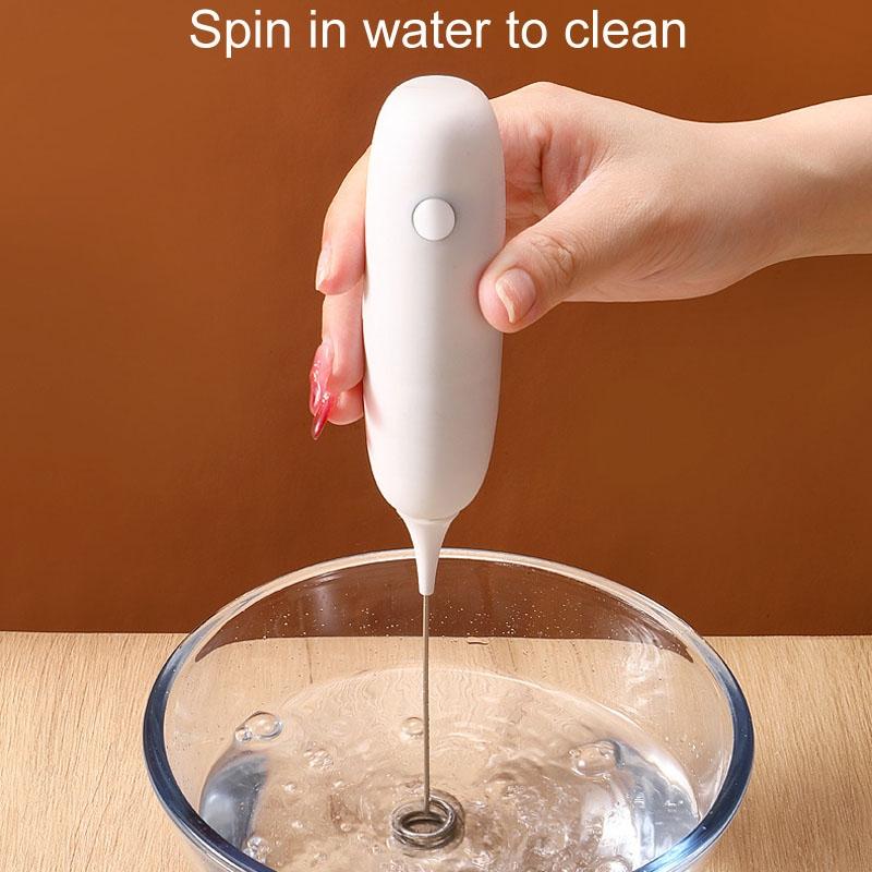 Cordless Milk Frother Electric Coffee Foam Maker Whisk
