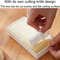 Square Butter Cutting Storage Container with Lid, Cheese & Butter Cutter Box, Portion Control Keeper
