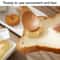 Square Butter Cutting Storage Container with Lid, Cheese & Butter Cutter Box, Portion Control Keeper