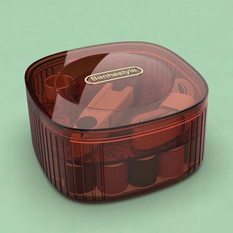 Portable Sewing Kit Organizer Needle And Thread Storage Box Set Compact Home Sewing Storage 4