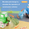 Cartoon Press and Go Inertia Toy Car Set for Kids Construction Play Vehicles