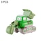 Cartoon Press and Go Inertia Toy Car Set for Kids Construction Play Vehicles