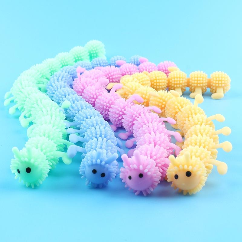 Caterpillar Stretch Decompression Toy for Kids Sensory Fidget Play