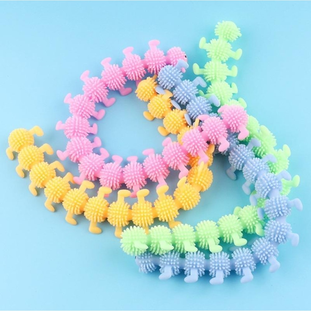 Caterpillar Stretch Decompression Toy for Kids Sensory Fidget Play