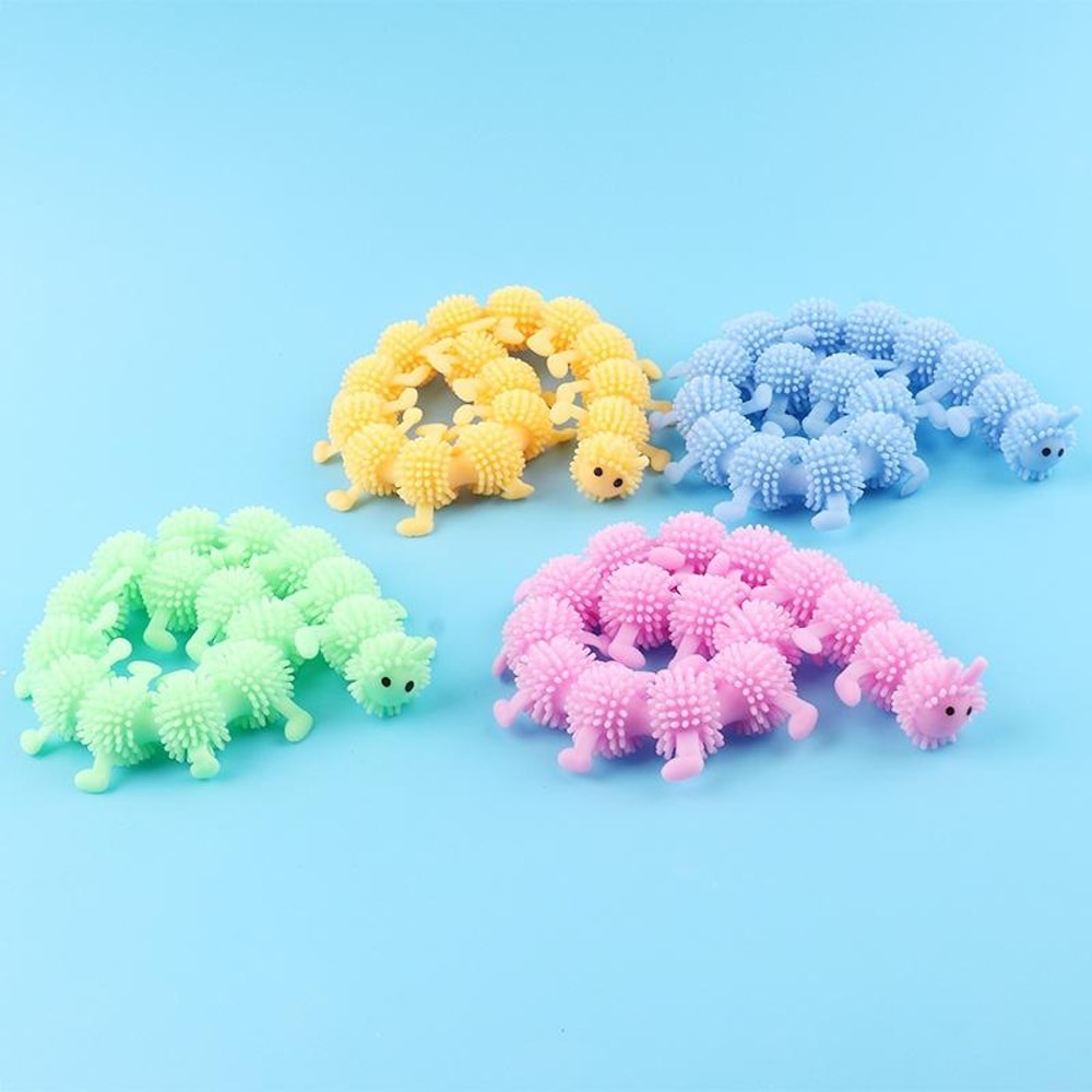 Caterpillar Stretch Decompression Toy for Kids Sensory Fidget Play