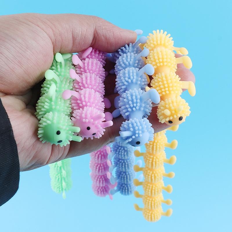 Caterpillar Stretch Decompression Toy for Kids Sensory Fidget Play