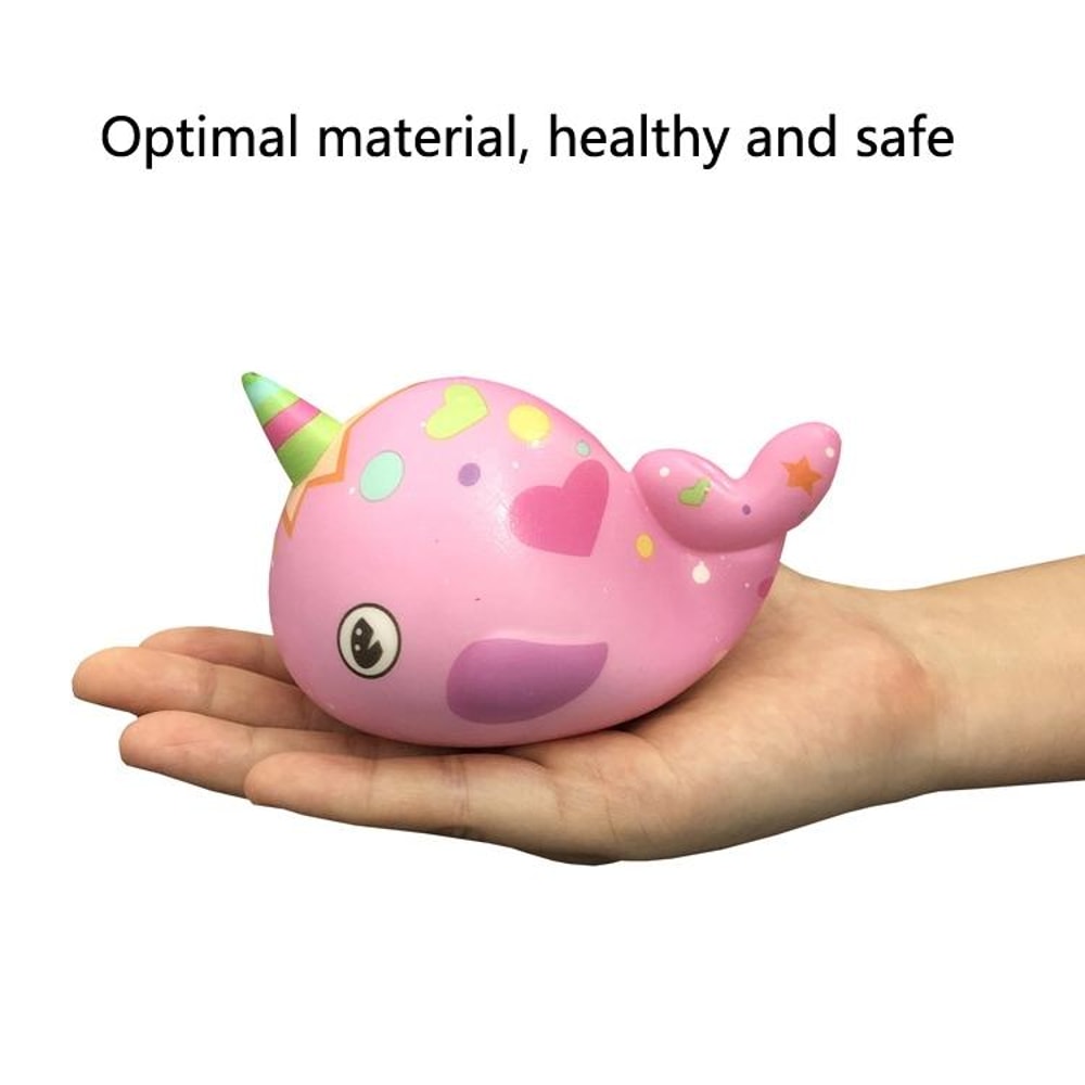 Whale Slow Rebound Squishy Toy Stress Relief Sensory Decompression Toy