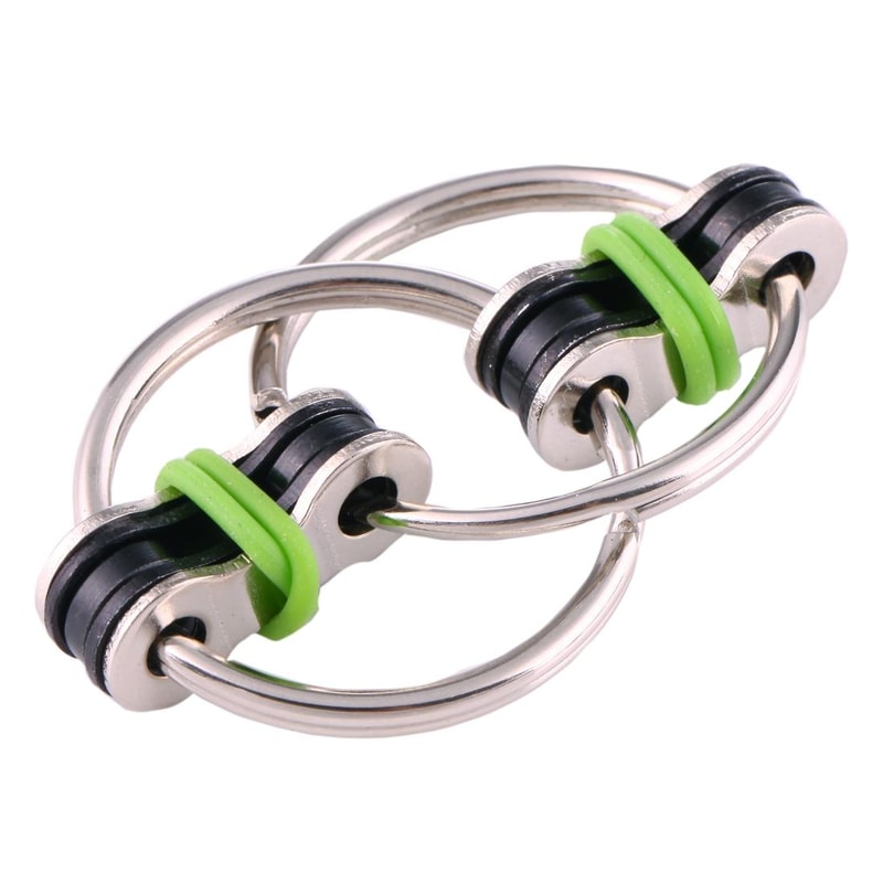 Tri Spinner Anti Anxiety Fidget Toy Keychain For ADHD Stress Relief EDC 2