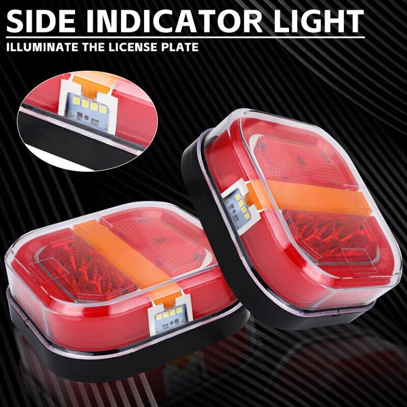 Universal LED Trailer Tail Light Waterproof Truck & Boat Replacement Lamp