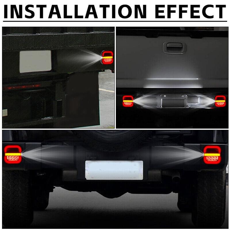 Universal LED Trailer Tail Light Waterproof Truck & Boat Replacement Lamp
