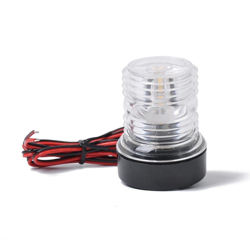 Marine LED Navigation Light Waterproof Boat Stern Anchor White Light for Yacht & RV