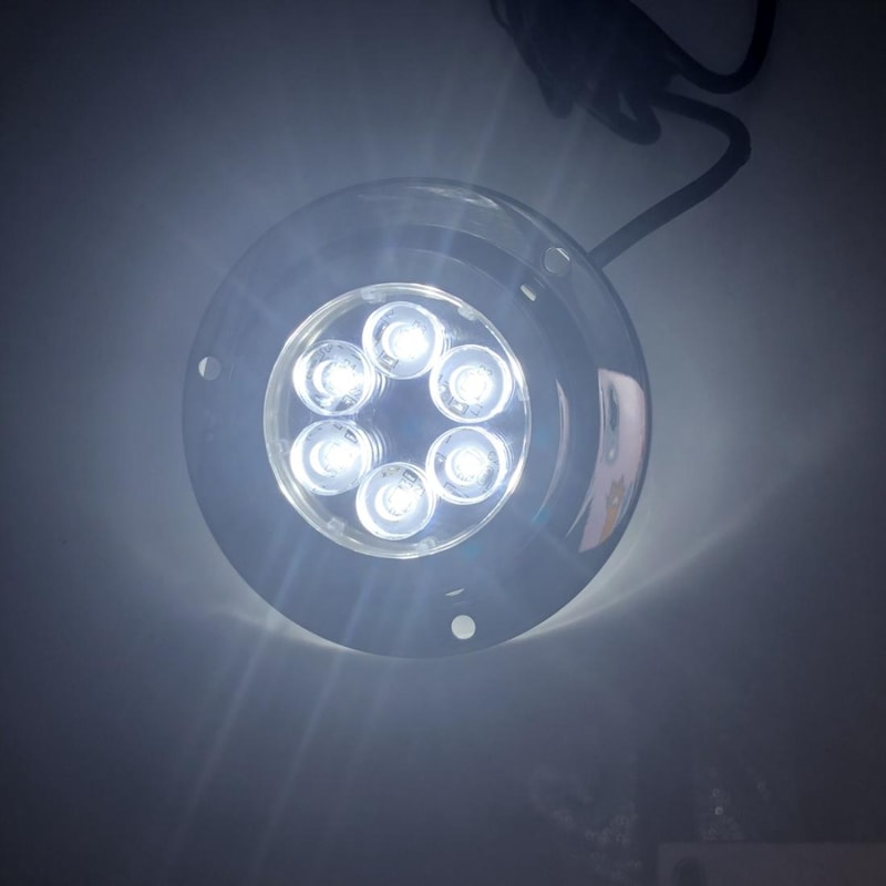 High Power Underwater Boat Light IP68 Marine LED Transom Light for Yacht