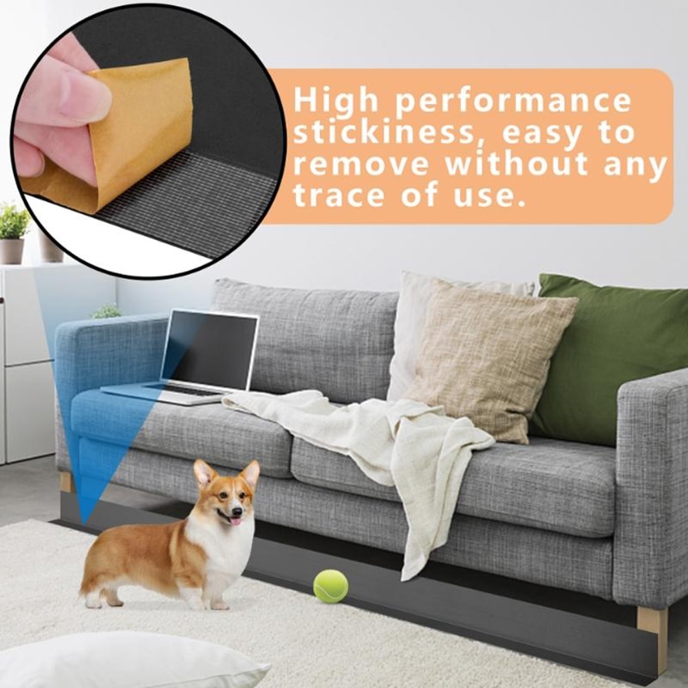 Adjustable Sofa Gap Blocker Under Bed Gap Filler Toy Blocking Strap PVC Furniture Gap Guard