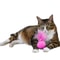 Interactive Feather Cat Toy Bell Plush Teaser For Kittens Pink 2