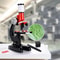 Kids Microscope Educational Science Experiment Kit with LED Light for Students