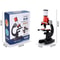 Kids Microscope Educational Science Experiment Kit with LED Light for Students