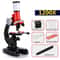 Kids Microscope Educational Science Experiment Kit with LED Light for Students