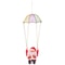 Electric Santa Parachute Toy Christmas Hanging Decoration Battery Operated Festive Flip Ornament
