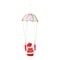 Electric Santa Parachute Toy Christmas Hanging Decoration Battery Operated Festive Flip Ornament